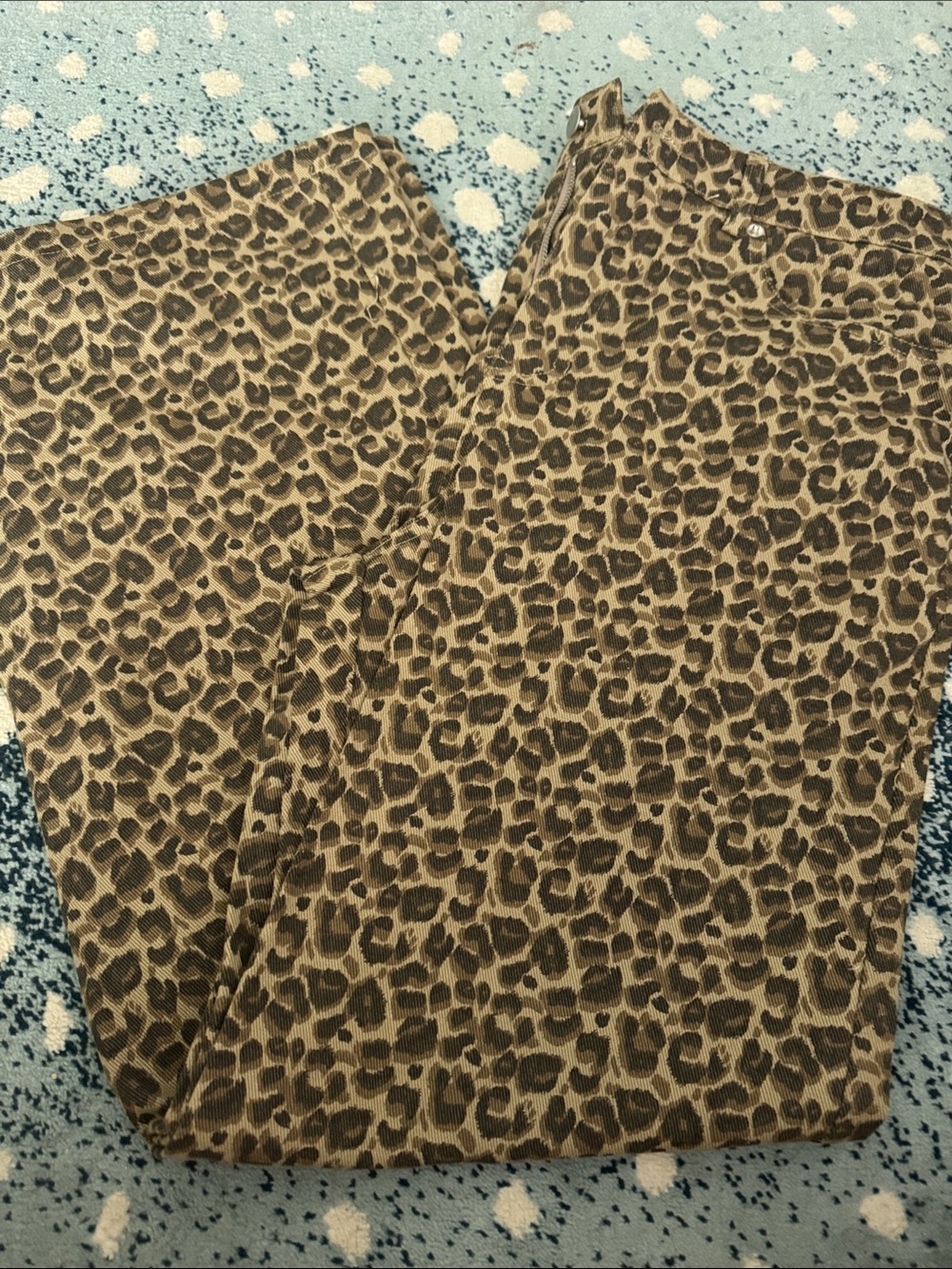 Women’s Leopard Print Brown Stretch Bottoms